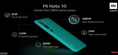 Sebentar Lagi Xiaomi Mi Note 10 Hadir di Indonesia