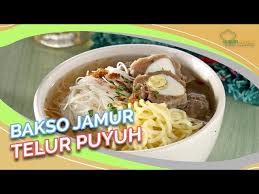 Resep Bakso Jamur Telur Puyuh