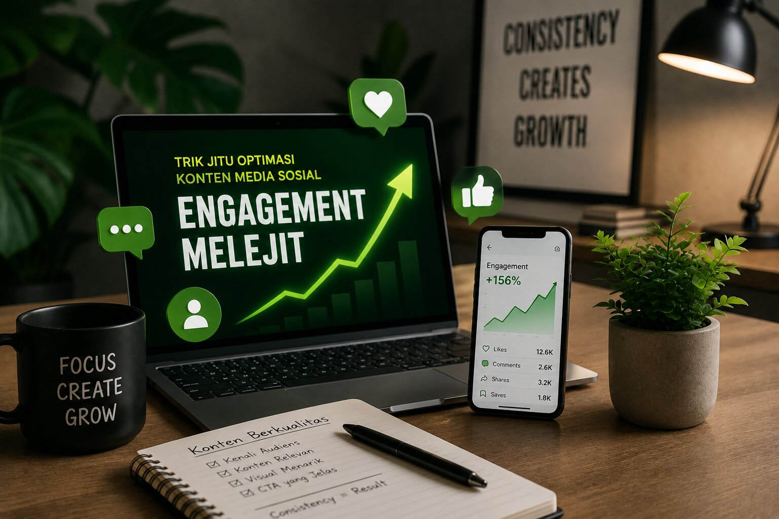 Strategi Meningkatkan Viralitas Konten Media Sosial dengan Kombinasi Kreativitas, Algoritma, dan Engagement Audiens