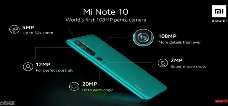 Sebentar Lagi Xiaomi Mi Note 10 Hadir di Indonesia